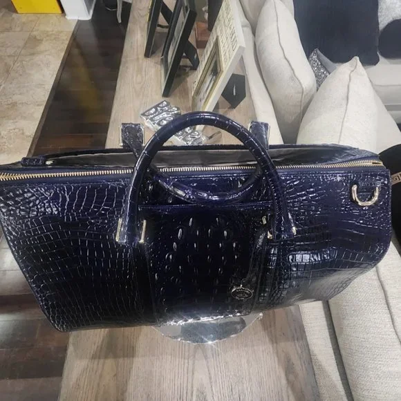 NWT Rare Color Authentic Blue Brahmin Genuine Leather Anywhere - Picture 6 of 11